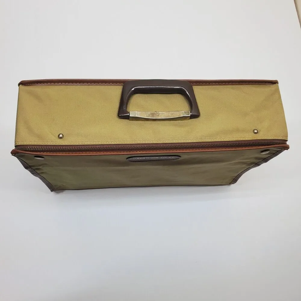Rare JAL Folding Flight Bag Authentic Japan Airlines Crew Gear